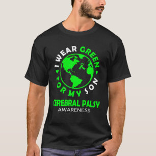 Camiseta 0 Eu visto VERDE pela conscientização da PARALISIA