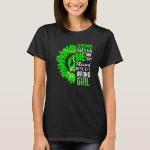 Camiseta 0 Girassol Paralisia Cerebral Você Mexeu Com o Wro