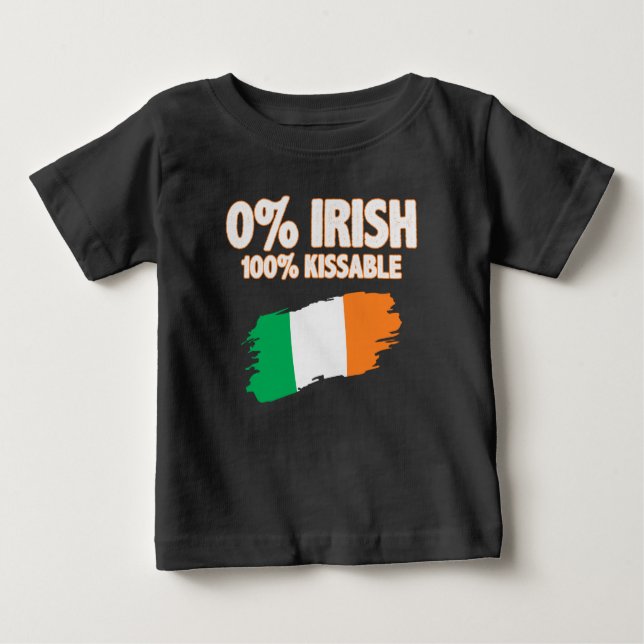 Camiseta 0% irlandês 100% (Frente)