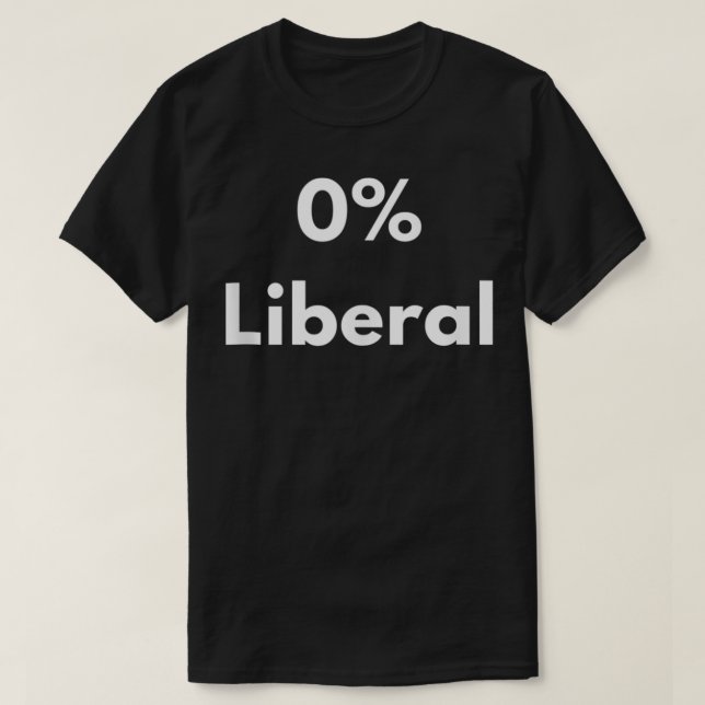 Camiseta 0 Liberal (Frente do Design)