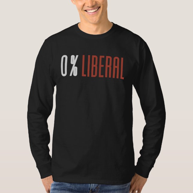 Camiseta 0 Liberal 100 American (Frente)