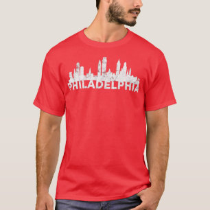 Camiseta 0 Love Philadelphia Skyline Centro Cityscape Phi