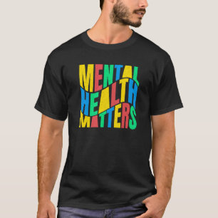 Camiseta 0 Mês de Conscientização sobre Saúde Mental Saúde