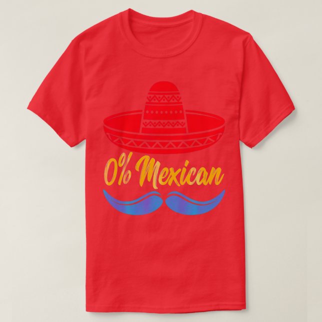 Camiseta 0 mexicano (Frente do Design)