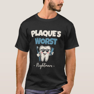 Camiseta 0 O Pesadelo do Placa Dentista Odontologia