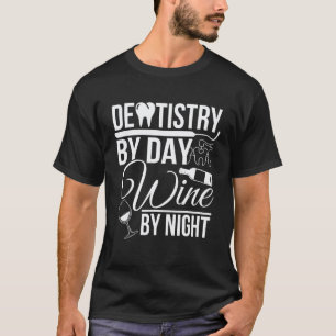 Camiseta 0 Odontologia De Dia Vinho À Noite