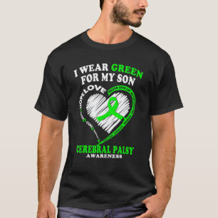 Camiseta 0 Paralisia Cerebral Para o Papai e Mamãe Eu Uso V