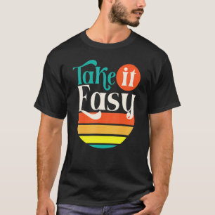 Camiseta 0 Retro Seja Fácil Saúde Mental Motivação Positiva