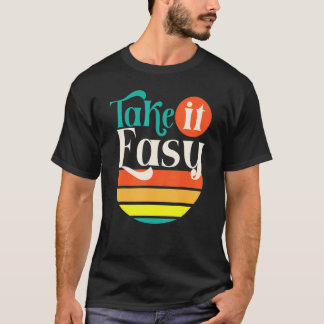 Camiseta 0 Retro Seja Fácil Saúde Mental Motivação Positiva