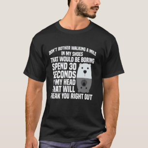 Camiseta 0 Saúde Mental Ansiedade Não Incomode Transtorno B