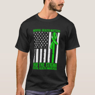 Camiseta 0 Saúde Mental Importa Fim da Conscientização sobr