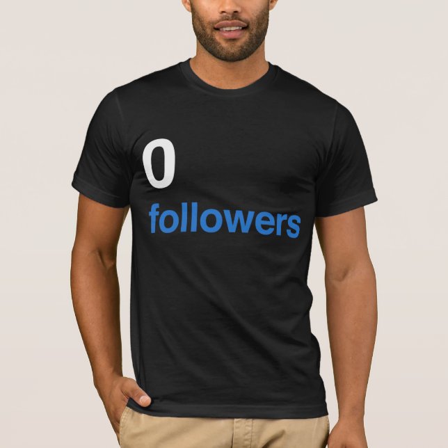 Camiseta 0 seguidores - WH (Frente)
