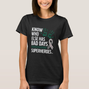 Camiseta 0 Super-heróis da Conscientização da Saúde Mental