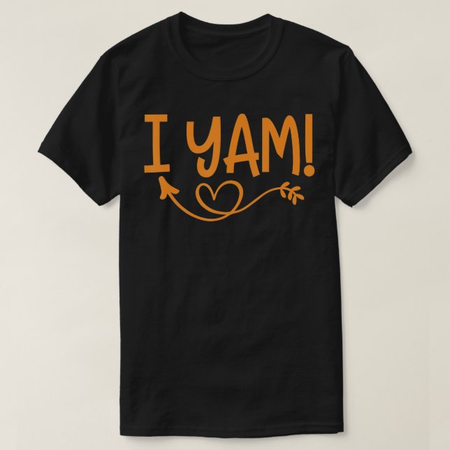 Camiseta 0 Thanksgiving Matching Couples Shes My Sweet Pota (Frente do Design)