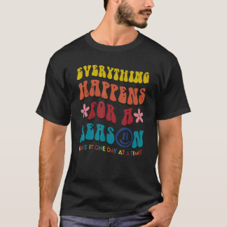 Camiseta 0 Tudo Acontece Por Uma Razão Saúde Mental Pe