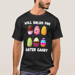 Camiseta 0 Vai Bolus Para Doces De Páscoa Engraçado Diabete