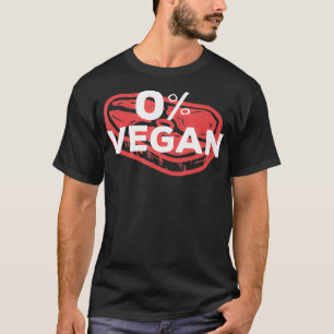 Camiseta 0 Vegan Funny Steak Meat Keto Ketogênico Diet Gif
