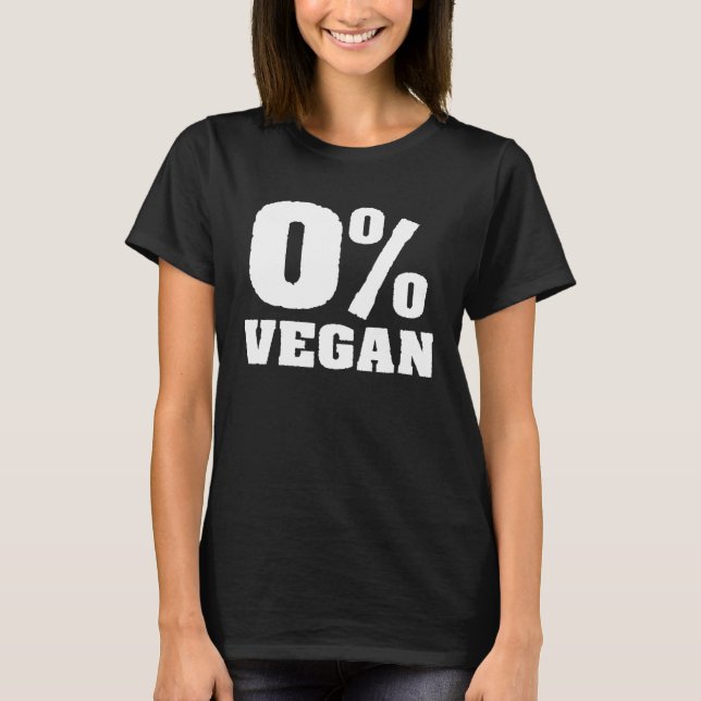 Camiseta 0 Vegan Veganism Organic Based Diet Plant (Frente)