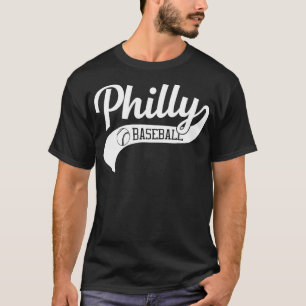 Camiseta 0 Vintage Philadelphia Baseball Skyline Retro Phil