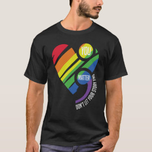 Camiseta 0 Você Importa Ponto e Vírgula Não Deixe Sua Histó