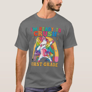 Camiseta 0Db6 Preparado Para Esmagar 1 Estudante De Grau Ru