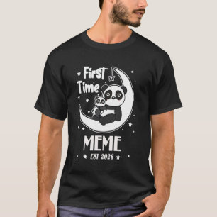 Camiseta 1ª Vez Meme EST. 2026 Corações em Dia de as mães