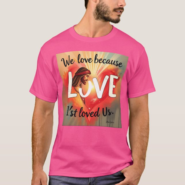 Camiseta 1º Amor retrô (Frente)
