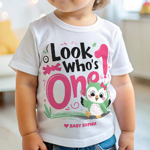 Camiseta 1º Aniversário Coruja