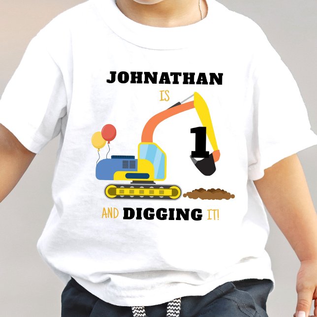 Camiseta 1º Aniversário da Construção (Criador carregado)