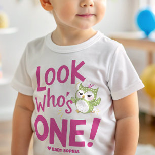 Camiseta 1º aniversário da coruja