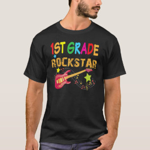 Camiseta 1º ano Rockstar Primeira Guitarra Elétrica De Volt