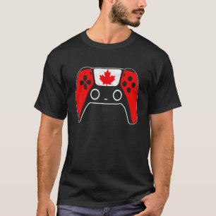 Camiseta 1º De Julho Dia Do Canadá Jogo De Vídeo Gamer Cri