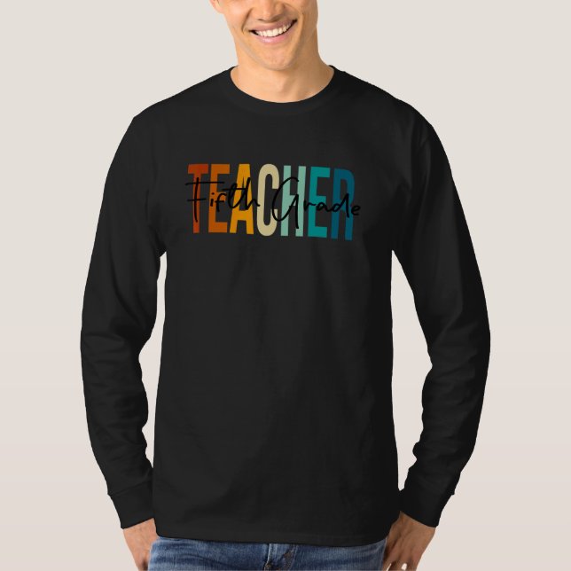 Camiseta 1º Dia da Equipe de Professores do 5 5º ano (Frente)