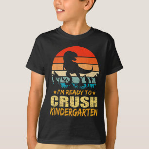 Camiseta 1º dia do jardim de infância Estou pronto para esm