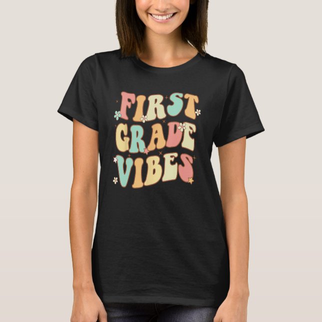 Camiseta 1º Grau Vibes 1rua Equipe Retro 1rua Dia De (Frente)