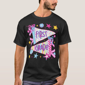 Camiseta 1º Primeiro Dia Da Primeira Série De Volta À Escol