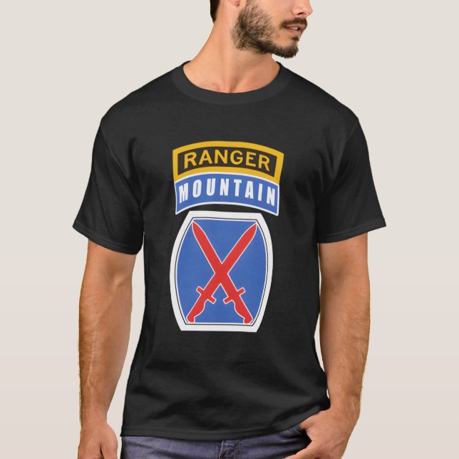 Camiseta 10ª Divisão Do Monte Mtn Com Guia Ranger (Frente)