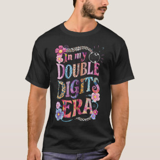 Camiseta 10ª Rapariga De Aniversário No Meu Retrato Da Era 