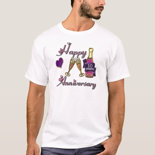 Camiseta 10º. Aniversário (Frente)