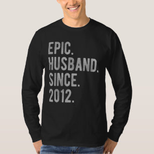 Camiseta 10º Aniversário De Casamento Para Ele, Epic Husban
