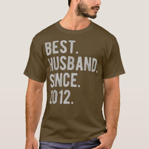 Camiseta 10º Aniversário De Casamento Para Ele O Melhor Mar