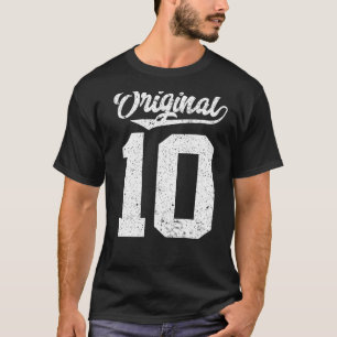 Camiseta 10º aniversário e dez originais