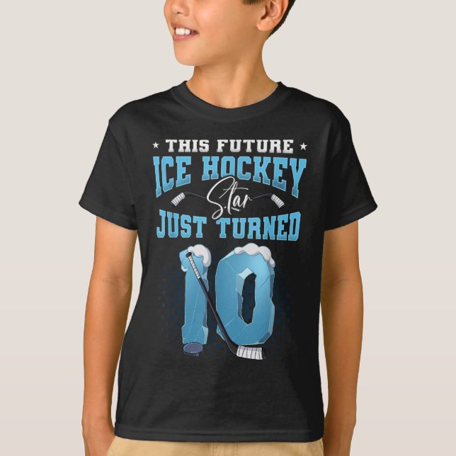 Camiseta 10º Aniversário Hóquei no Gelo (Frente)