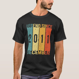 Camiseta 10º Aniversário Oferece Legendas De 10 Anos Desd