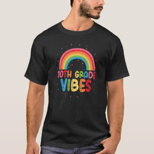 Camiseta 10º ano de idade vibra 1º dia de volta ao professo