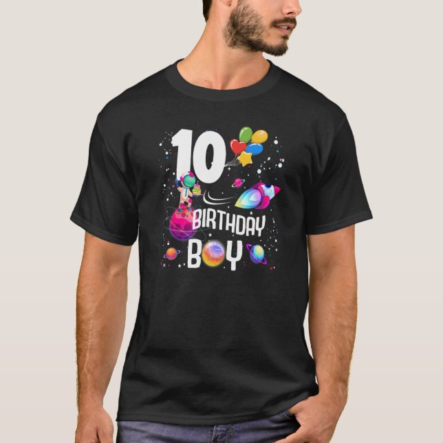 Camiseta 10º Astronauta do Astronauta do Astronauta dos 10  (Frente)