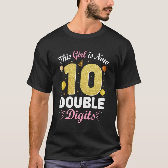 Camiseta 10º Py Este É Agora 10 Dígitos Duplos (Frente)