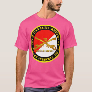 Camiseta 10º Regimento de Cavalaria Fort Arbuckle OK Buffal