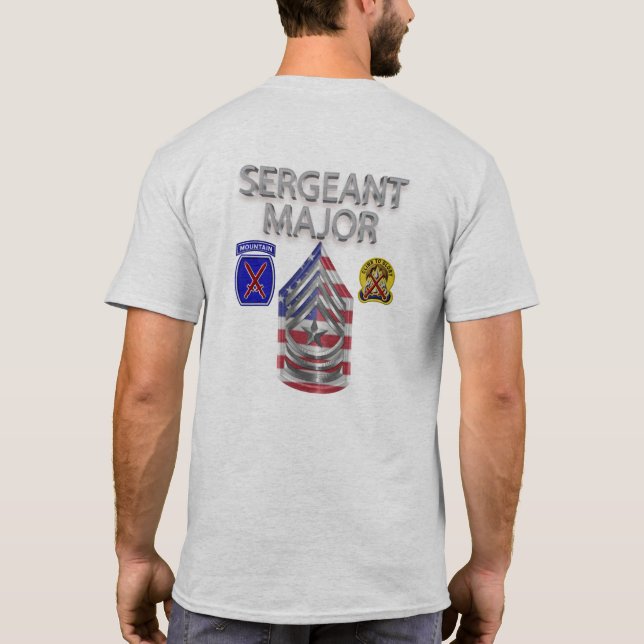 Camiseta 10º Sargento da Divisão de Montanha Major (Verso)