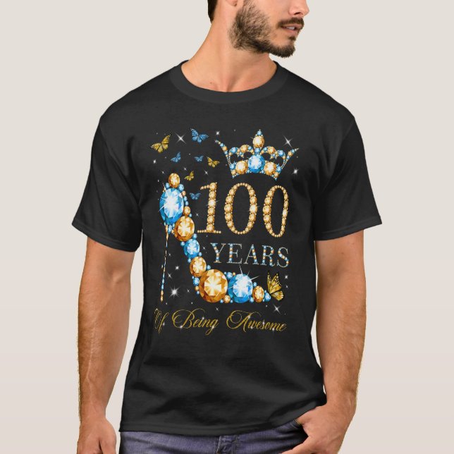 Camiseta 100º Aniversário 100 Anos De Espanto 100 Anos (Frente)